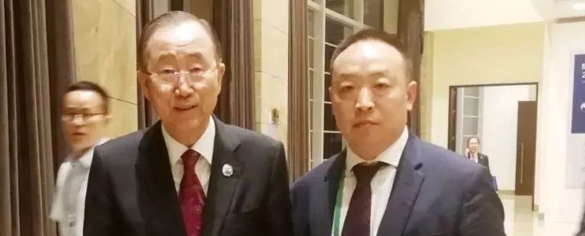 欧美逼逼.com联合国第八任秘书长潘基文会见赵章栓会长